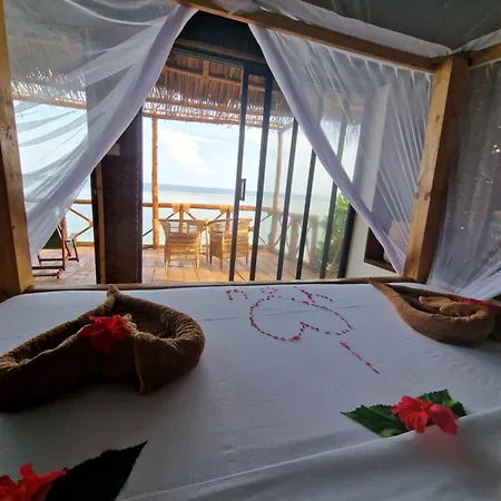 Mtende Beach Bungalow Ocean View & Secret Beach Exterior photo
